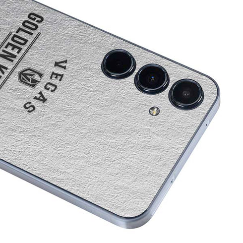 NHL Vegas Golden Knights Black Text Galaxy A35 5G Skin